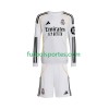 Camiseta Real Madrid Niño Primera Equipación 2025/2026 Manga Larga